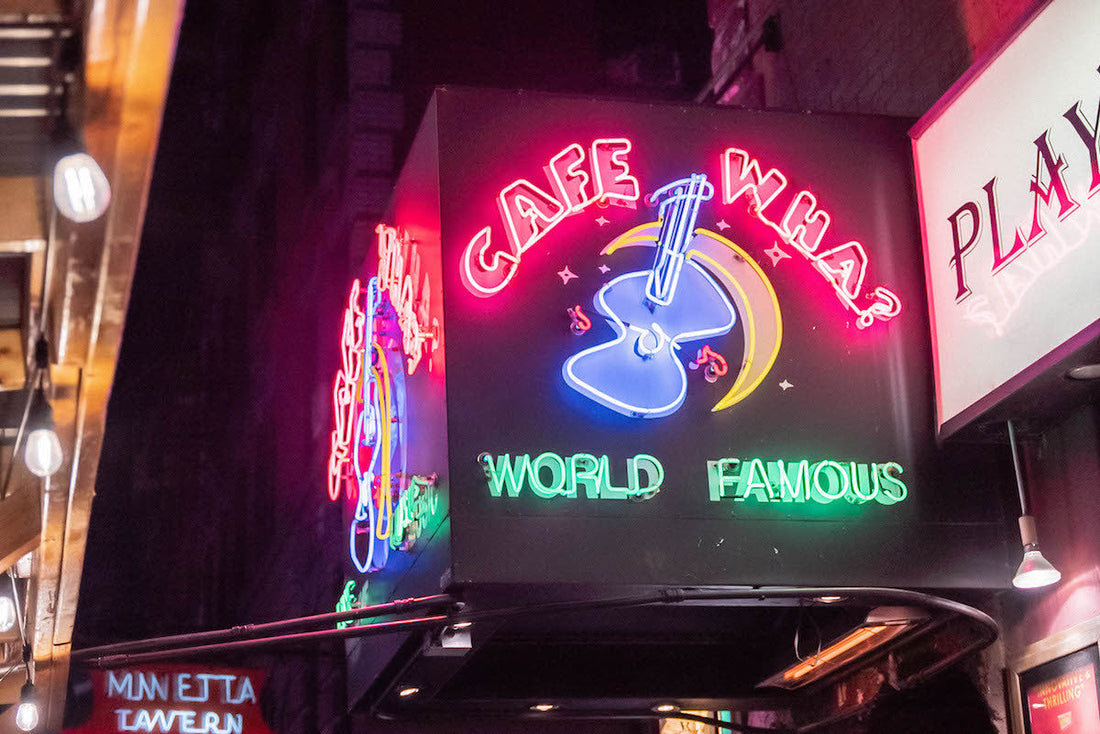 Café Wha? music venue Greenwich Village NYC