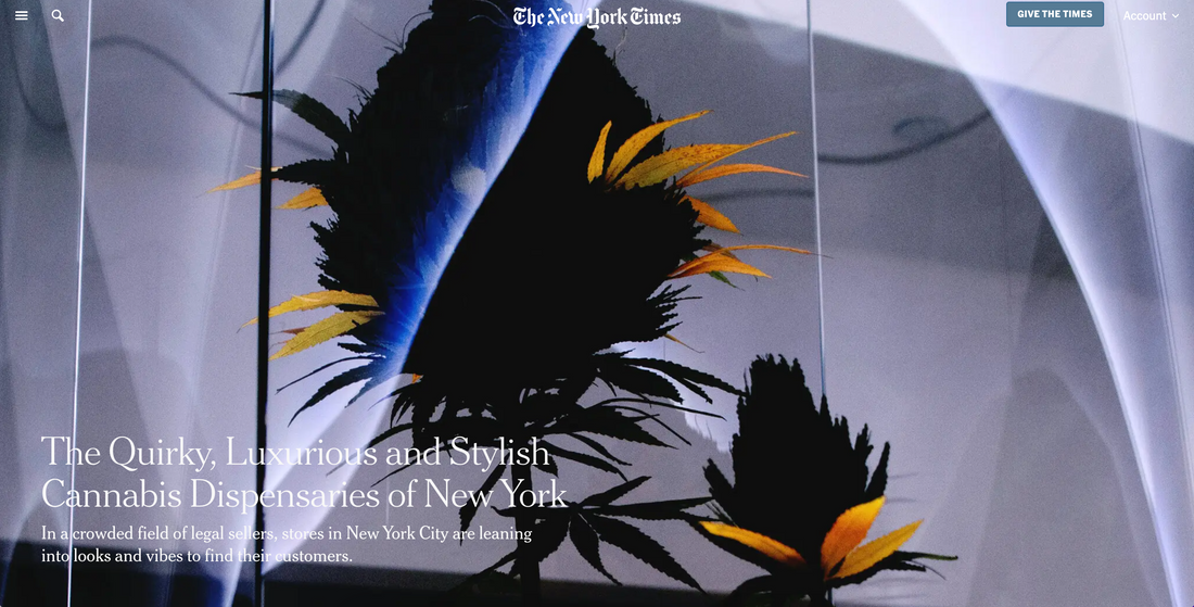 NEW YORK TIMES: The Quirky, Luxurious and Stylish Cannabis Dispensaries of New York