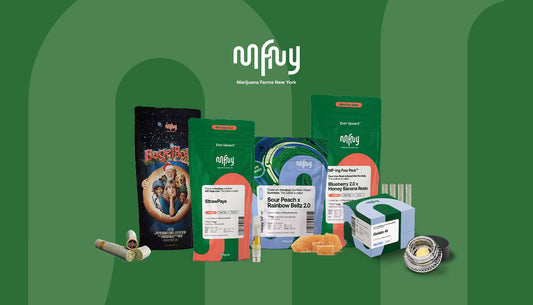 MFNY cannabis products including vape carts, gummies, pre-rolls and concentrates, popular New York cannabis brand