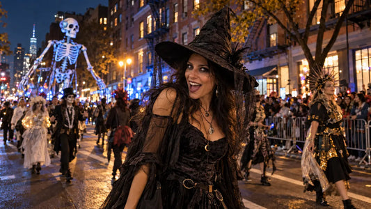 Witch at the Village Halloween Parade 2026 in Greenwich Village, New York City