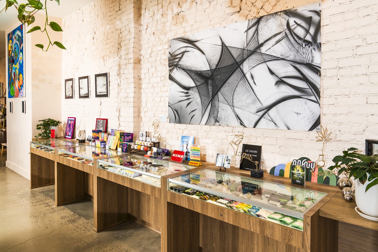 Cannabis products at Mighty Lucky dispensary in SoHo Manhattan